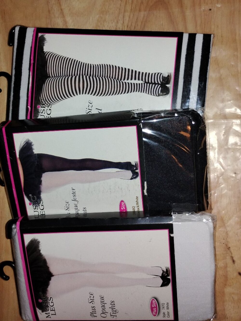 Music Legs brand plus size opague tighes